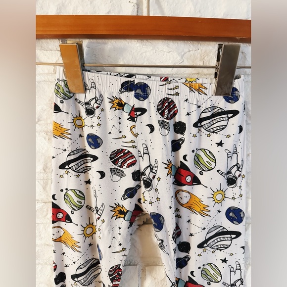 Peregrine Stormy Space Doodle Two-piece Bamboo Pajamas - Picture 7 of 8